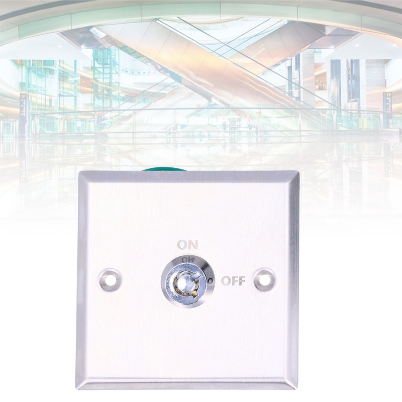 Door Key DC 12V Switch Stainless Steel Access Control On/Off