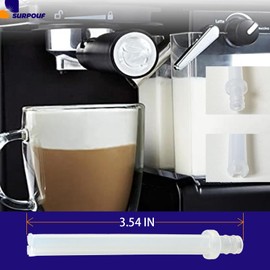 SURPOUF 162416-000-000 Silicone Tube Compatible With Mr.Coffee BVMC-ECMP1000 Espresso Maker