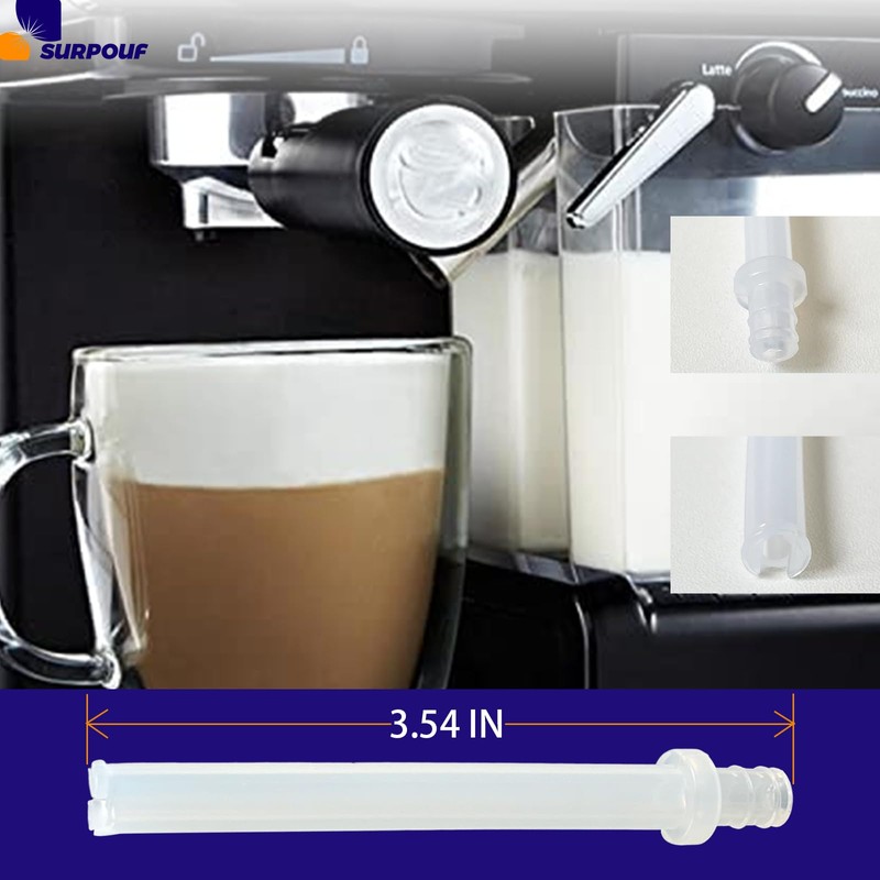 SURPOUF 162416-000-000 Silicone Tube Compatible With Mr.Coffee BVMC-ECMP1000 Espresso Maker