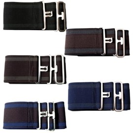 PFIFF Elastic blanket strap, striped/brown/black, 005127-54-1