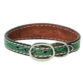 Weaver Pet Carved Flower Dog Collar