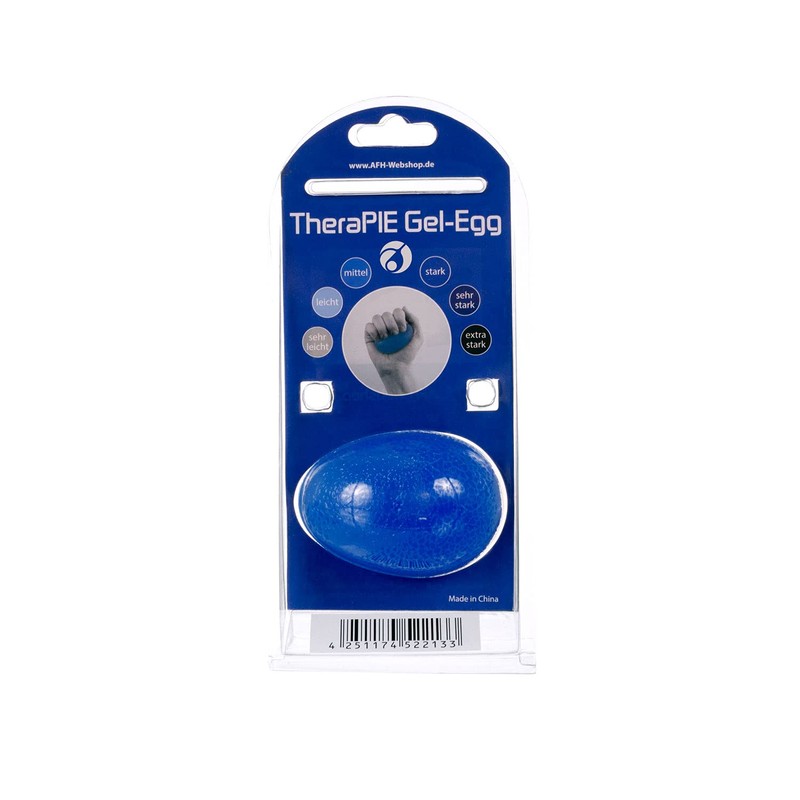 AFH-Webshop AFH TheraPIE Gel Hand Trainer Gel Egg Medium Blue