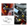 X AUTOHAUX 5 Pcs AN8 Hose Separator Clamps Fuel Line