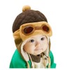 Crochet Earflap Pilot Hats Rabbit Ears Beanie Cap Winter Warm