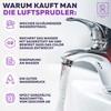M. ROSENFELD HOME Wasserhahn Aufsatz Strahlregler M24 Wasserfluss 5 l/min