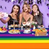 Rainbow Table Cloth, Rainbow Plastic Tablecloth, Disposable Plastic Rectangular Table
