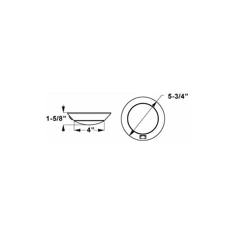Sea-Dog Line 401757-1 Led Day/Night Dome White