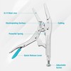 DURATECH 6-1/2Inch Long Nose Locking Pliers, Premium Cr-V Construction, Long