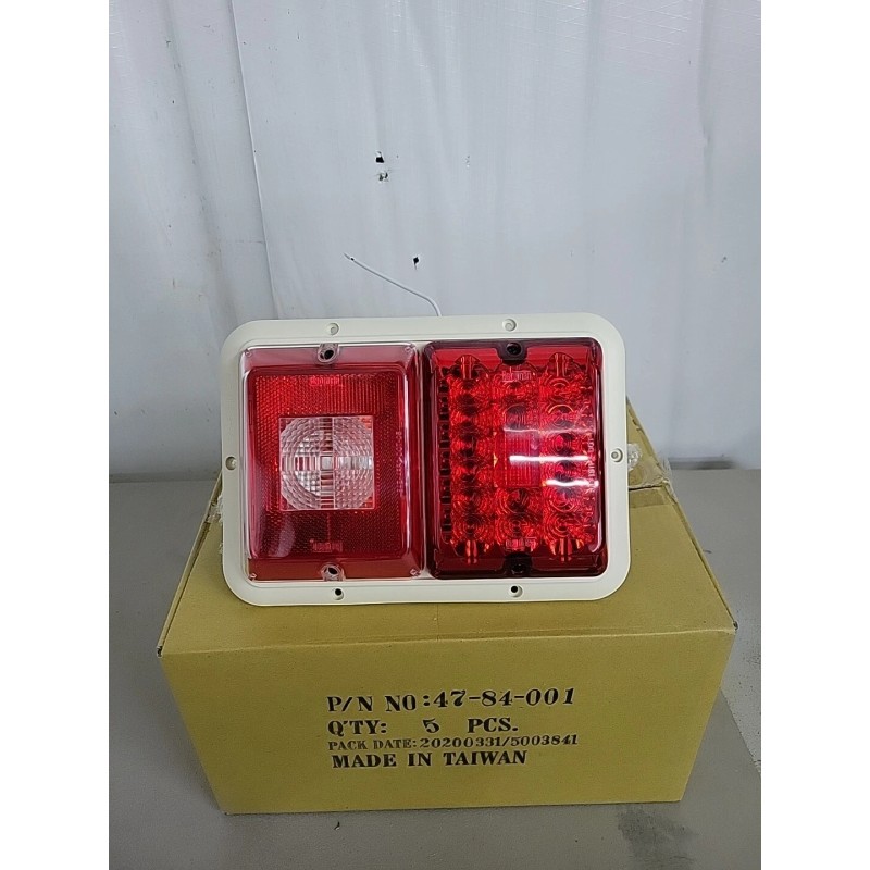 Bargman 2 Bargman 47-84-001 LED/Reg BU Recessed Mount Double Trailer