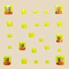 Fruit Press on Toenails Yellow Solid Color False Toenails Glossy