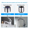 AstraGlam 8 Piece Tap Strainer Set, Aerator M22, Aerators for