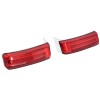 HDBUBALUS Chrome Red LED Saddlebag Running Brake Turn Light Fit