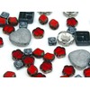 65+ pcs (2.1oz=60g) of Focal Glass Bead Mix with Table-Cut