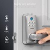 Hornbill WiFi Smart Lock with Handle, Keyless Entry Biometric Fingerprint