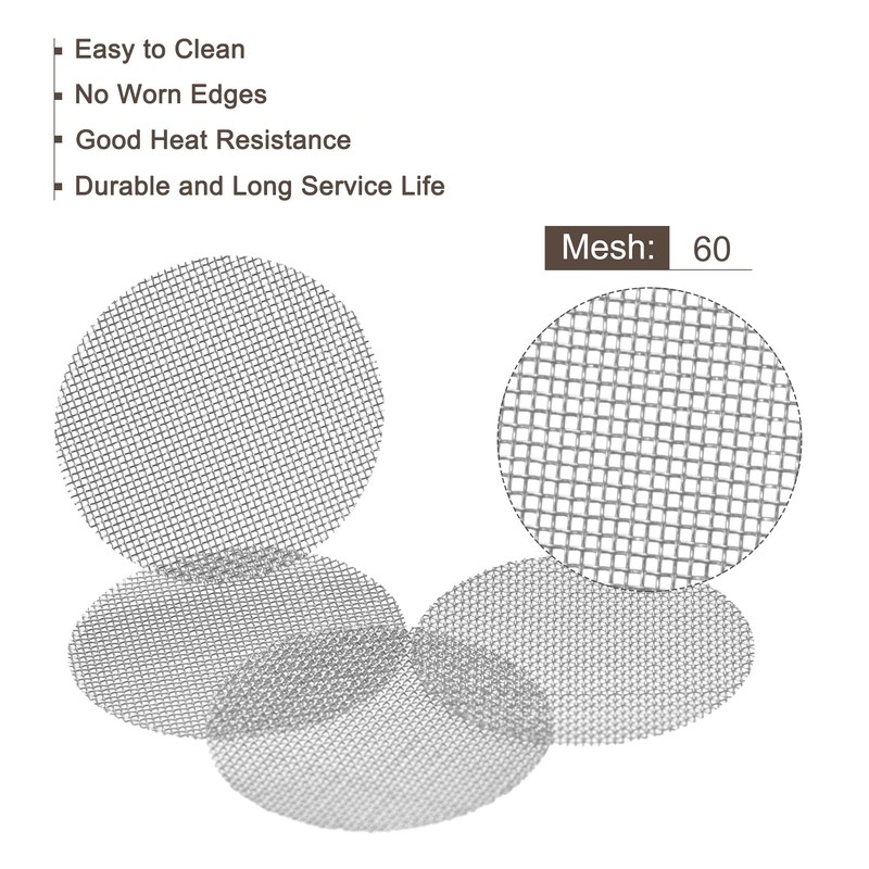 MECCANIXITY Pipe Screen Stainless Steel Screens 15mm Diameter for Pipe
