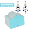 100pcs Blue DIY Jewelry Earring Ear Studs Hanging Display Hang