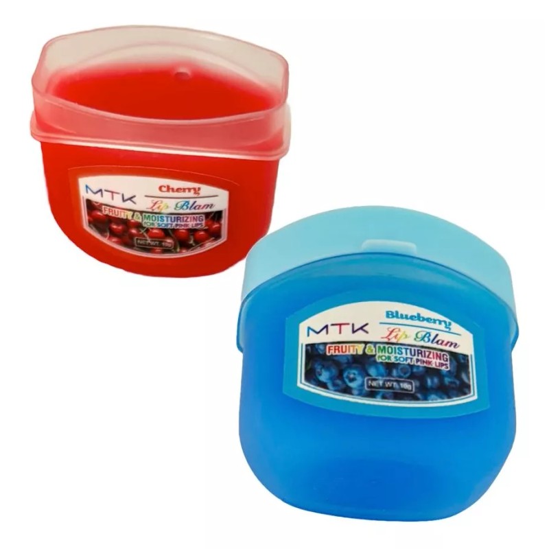 MTK Paquete De 6 Bálsamos Labiales Humectante Hidratante Frutas