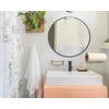 1 Pack Sturdy Steel Pegboard Paper Towel Holder | Hook