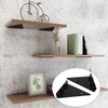 Ashuxxn Triangle Shelf Bracket Floating Shelf Brackets Hidden Wall Shelf