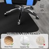 Office Chair Mat for Hard Floor, 50"x60" Large Computer Chair