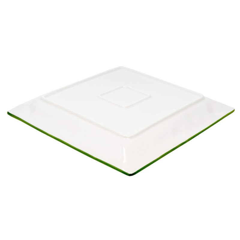 Lashuma Square Ceramic Serving Plate, Handmade Serving Plate, 27 x