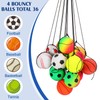 Skylety Wrist Return Ball Rubber Sport Ball with Wrist Strap