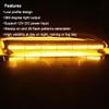 WOWTOU Roof Top Magnetic 80 LED Amber Emergency Strobe Light