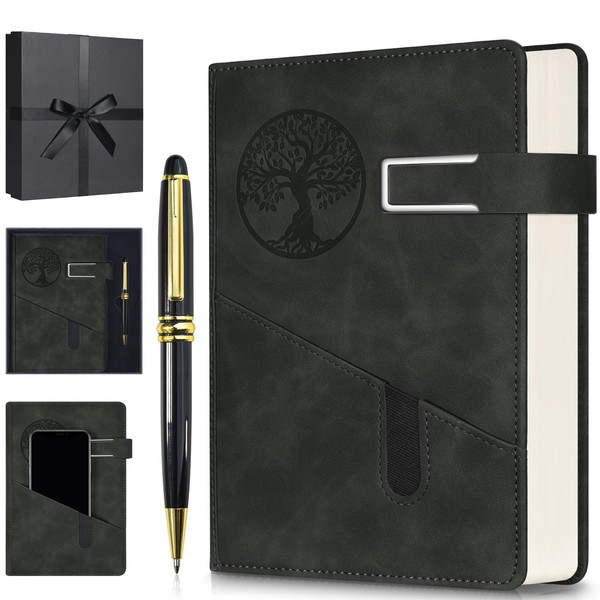 OFFIGIFT Lined Notebook Journal for Men Women, 365 Pages Numbered