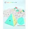 ROXENDA Pyramid Speed Cube Original Triangle Pyraminx Puzzle Cube; Super-Durable