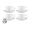 Maxwell & Williams White Gold Cup & Saucer 260ML Gold