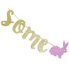 Some Bunny is One banner, 1st Birthday Banner, Bunny Theme,