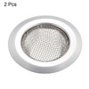 sourcing map 2 Pcs Kitchen Sink Garbage Strainer 2"(55mm) Stainless