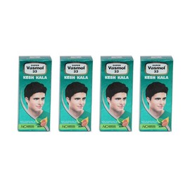 4 x Super Vasmol 33 Kesh Kala - 50ml (Ship from India)