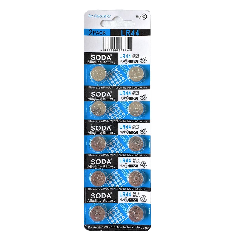 YMCtoys - AG13 LR44 L1154 357 A76 Alkaline Button Cell