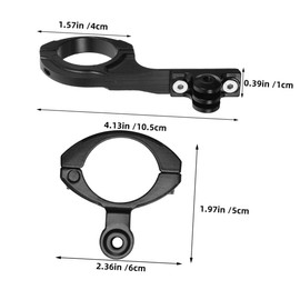 WOONEKY 2 Sets Phone Mount for Bike Motorcycle Handlebar Clamp Holder Stable Easy Attachment for Navigation Filming Fits Various Phone Models for Cycling Adventures