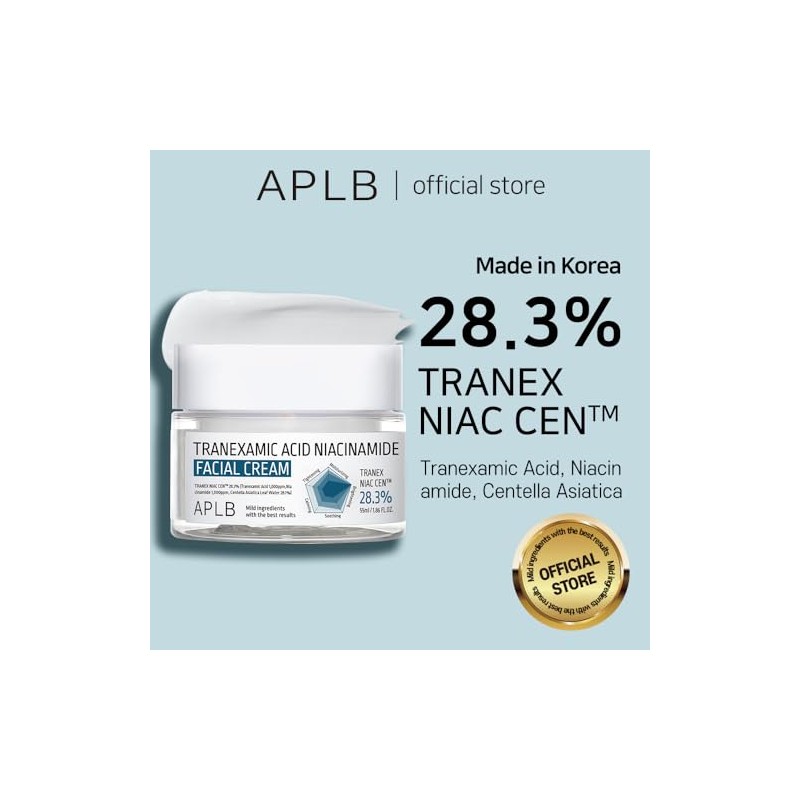 APLB Crema facial con ácido tranexámico y niacinamida, TRANEX NIAC