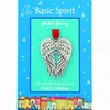 Basic Spirit Pewter Angel Wings Christmas Tree Ornament Decoration Memorial