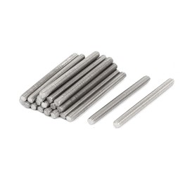 TOP-VIGOR 20Pcs M3 x 40mm Fully Threaded Rod, 304 Stainless Steel Right Hand Threads Rods, Fully Studding Rod Bar for Anchor Bolts, Clamps, Hangers and U-Bolts