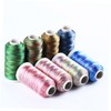 LALAFINA Strand Ice Silk Thread Dark Green for Jewelry Making