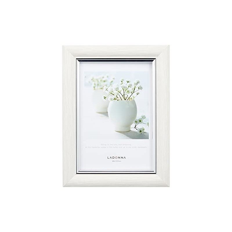 LADONNA SF10-L-WH Picture Frame, White
