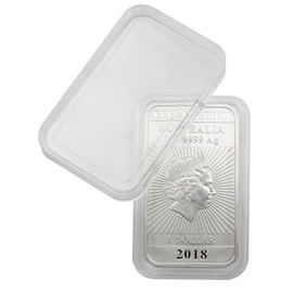 Rectangular coin capsules 27 x 47 mm (10 pieces) [Lindner S22552747P] e.g. for 1 Oz Australia (Silver)