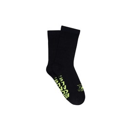 Bonds Men's X-Temp Crew Socks (2 Pack), Black, 11+, Large