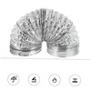 TEHAUX 1Pc Aluminum Foil Telescopic Duct Practical Vent Hose for