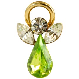 Guardian Angel August Birthstone Angel Pin With Gem Stone Sentimental Gift Idea