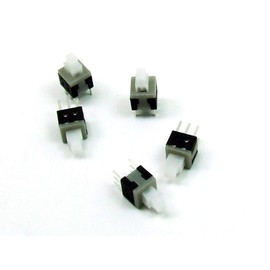 POPESQ® A283 Micro Switch 6 mm x 6 mm 2 Contact PCB 0.5 A / 25 V ON-ON Pack of 5
