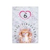 Minkocards 12 Invitations for 6th Children's Birthday Girls Cat Invitations
