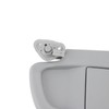 Sun Visor Grey Stylish Look Sun Shielding Visor Mirror with