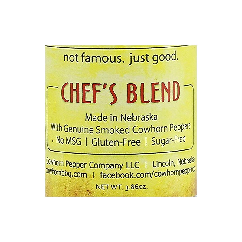3.86 oz Pepper Company Chef's Blend Seasoning Made with Genuine