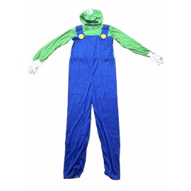 Unbranded Luigi Fancy Costume Great accessory for fancy dress Men Women Adult Sz Small