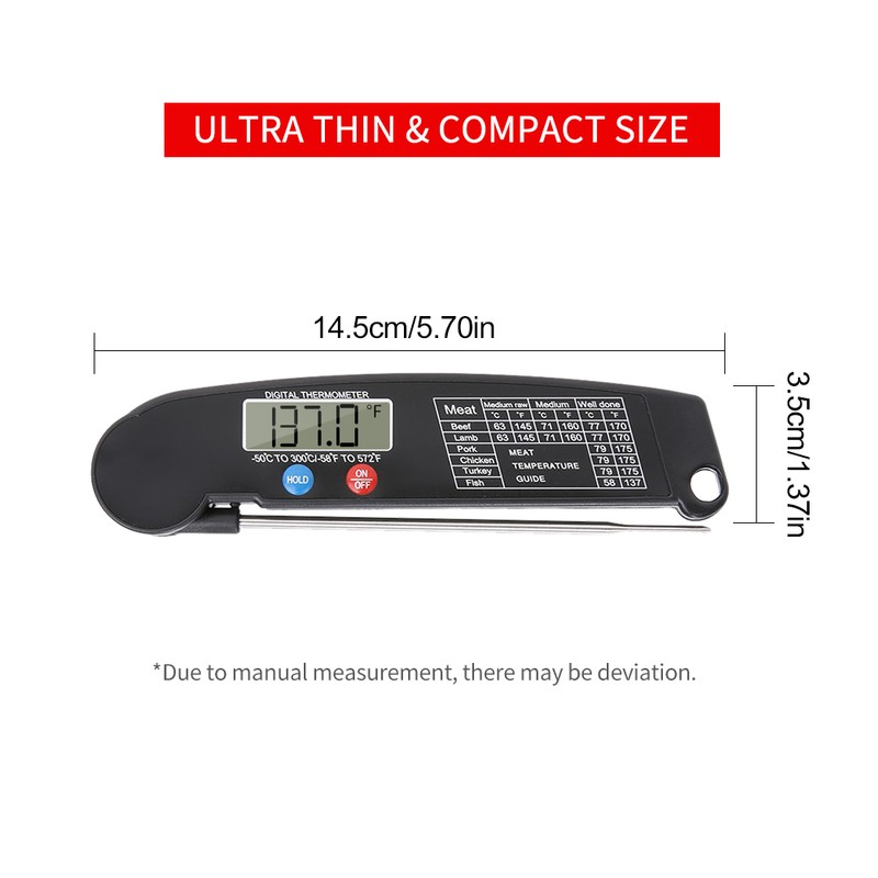 Thermometer Digital Instant Read Meat Thermometer Food Cooking Temperature Tester